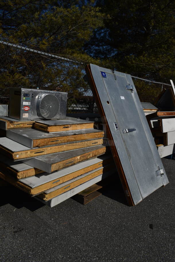 3 Walk In Boxes; 2 Kolpak That Make One 10'x16' Combo Box and 1 10'x16' Vollrath w/ TPLP107MAS1DR8-ESP 115 Volt, 1 Phase Evaporator Fan and LET090BKOLK 208-230 volts, 1 Phase Evaporator Fan. 3 Times Your Bid! - Image 6 of 11