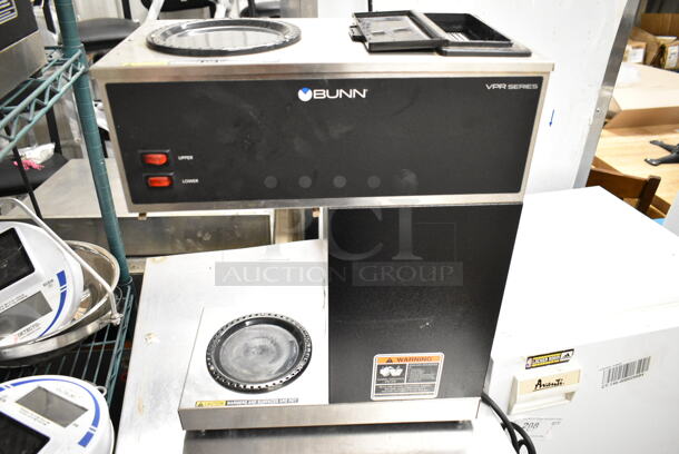 2020 Bunn VPR Stainless Steel Commercial Countertop 2 Burner Coffee Machine. 120 Volts, 1 Phase. - Item #1113355