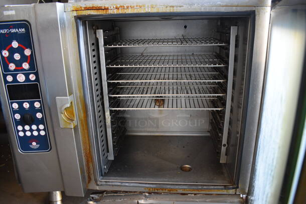 Alto Shaam Model 10.10 ES Stainless Steel Commercial Electric Powered Combitherm Convection Oven w/ View Through Door and Metal Oven Racks. 208-240 Volts, 3 Phase. 42x32x39 - Image 5 of 8
