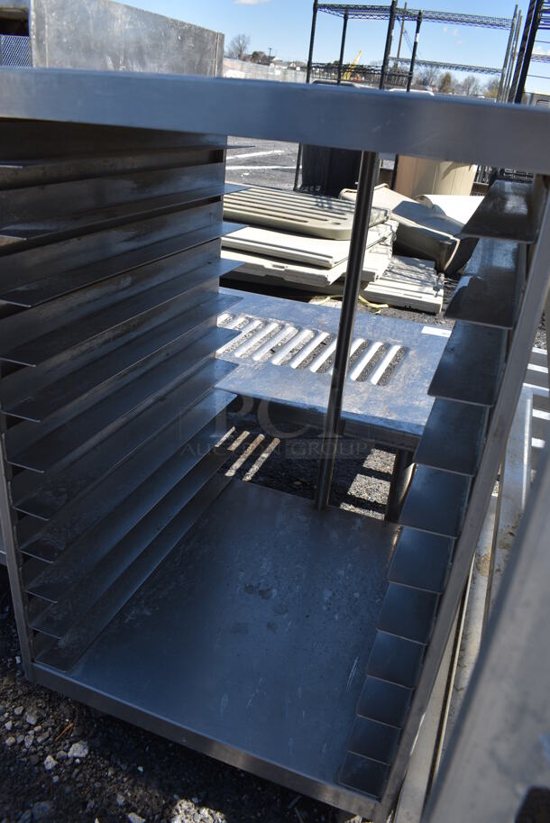 Metal Commercial Pan Transport Rack on Commercial Casters. 20x22x32.5 - Image 3 of 3