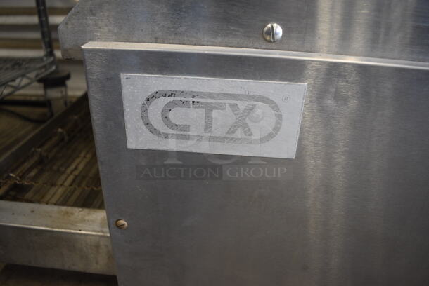 CTX Stainless Steel Commercial Electric Powered Conveyor Pizza Oven w/ Giles Model OVH10 Stainless Steel Commercial Ventless Hood. 208/240 Volts, 1 Phase. 54x28x34 - Image 8 of 8