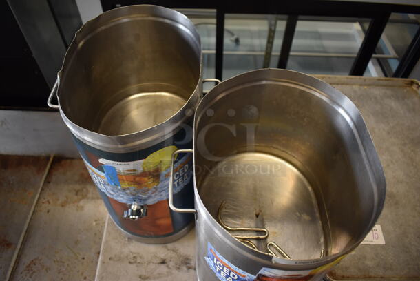 2 Bunn Stainless Steel Iced Tea Holder Dispensers. 13x14x19. 2 Times Your Bid! - Image 4 of 4