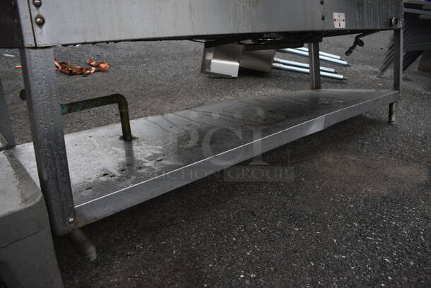 Stainless Steel Commercial Steam Table w/ Cutting Board and Under Shelf. 72x30x37 - Image 3 of 4