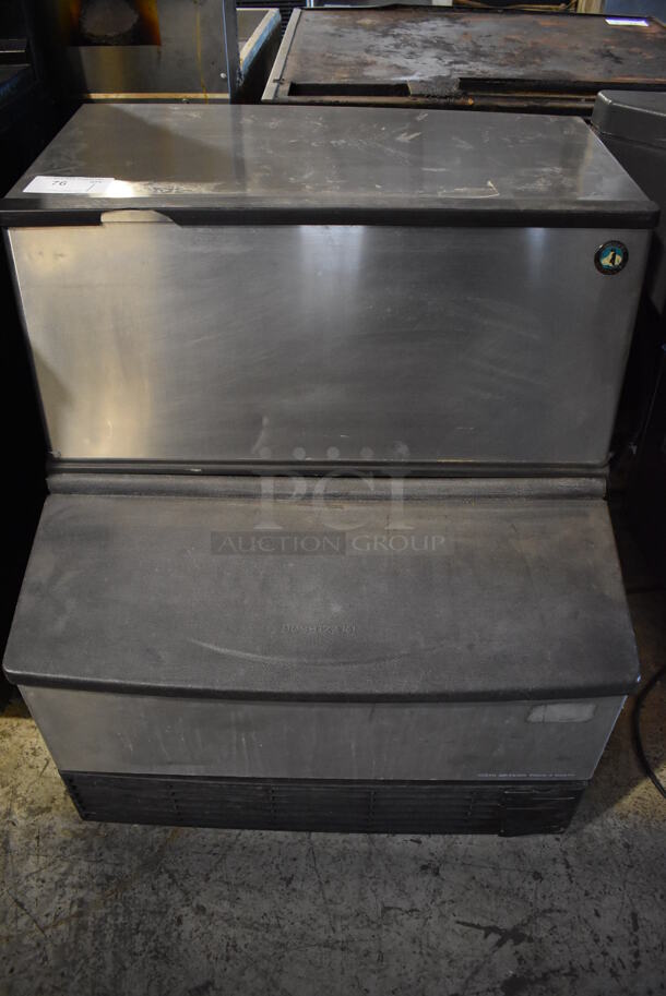 2010 Hoshizaki KM-260BAH Stainless Steel Commercial Ice Head on Bin. 115 Volts, 1 Phase. 31x30x35 - Image 6 of 7