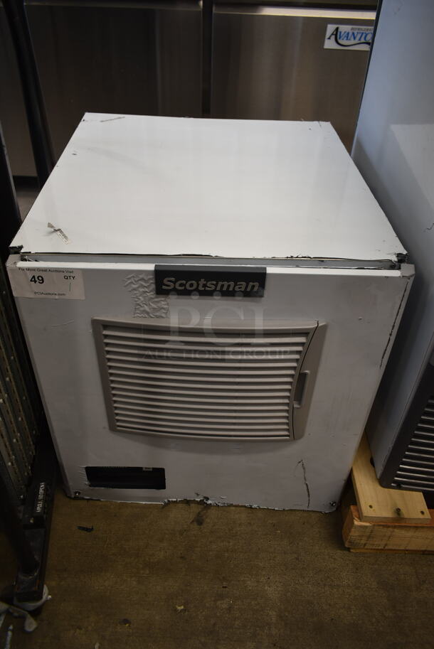 BRAND NEW SCRATCH AND DENT! 2023 Scotsman MC0322MA-1A Stainless Steel Commercial Self Contained Ice Machine Head. 115 Volts, 1 Phase. 