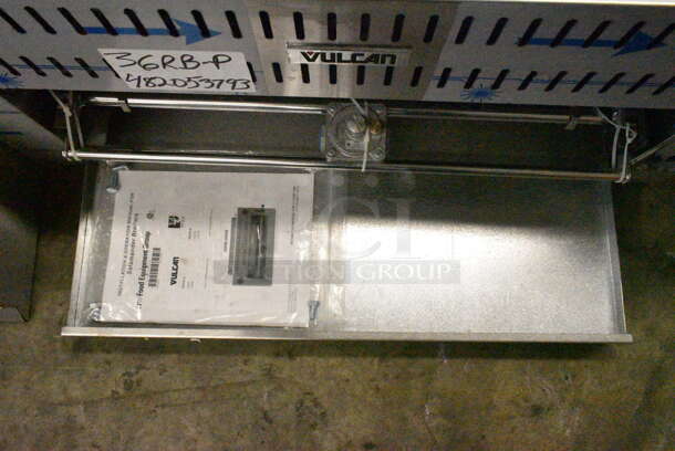 BRAND NEW SCRATCH AND DENT! Vulcan 36RB-P Stainless Steel 36" Liquid Propane Radiant Salamander Broiler. 50,000 BTU - Image 6 of 9