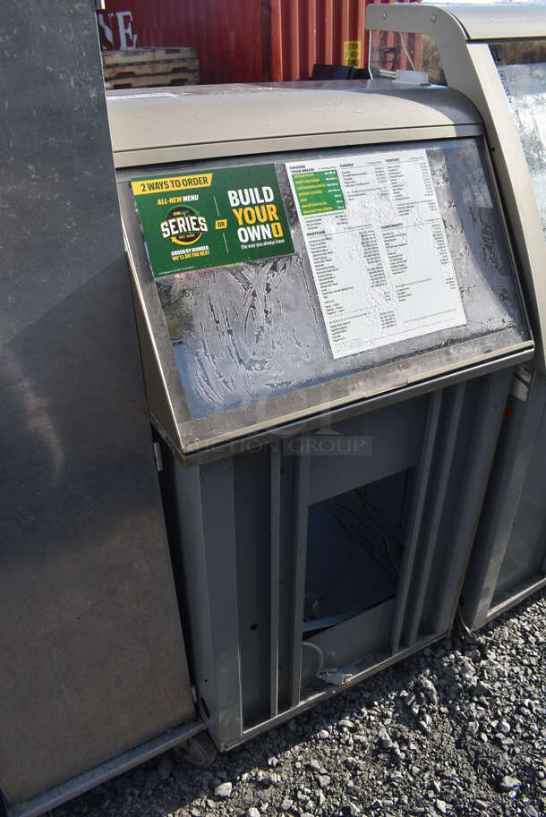 Duke SUB-HF-R25 M Stainless Steel Commercial Subway Make Line Soup Warming Station w/ Lowering Sneeze Guard. 120 Volts, 1 Phase. 25x34x52 - Image 3 of 5