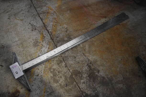 5 BRAND NEW! Alvin SST36 Stainless Steel Professional T Square. 12x38. 5 Times Your Bid! - Image 1 of 4