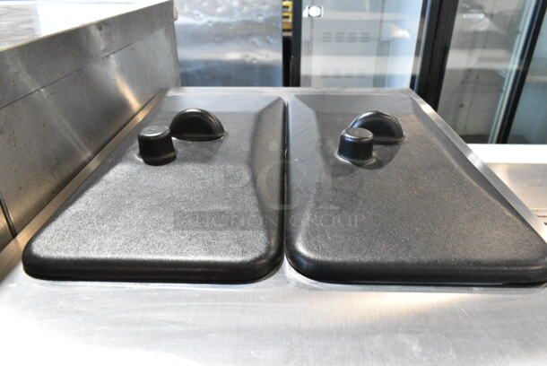 Stoelting F231-109I2YGAD1 Stainless Steel Commercial Floor Style Water Cooled 2 Flavor w/ Twist Soft Serve Ice Cream Machine on Commercial Casters. 208-240 Volts, 3 Phase. - Image 5 of 8