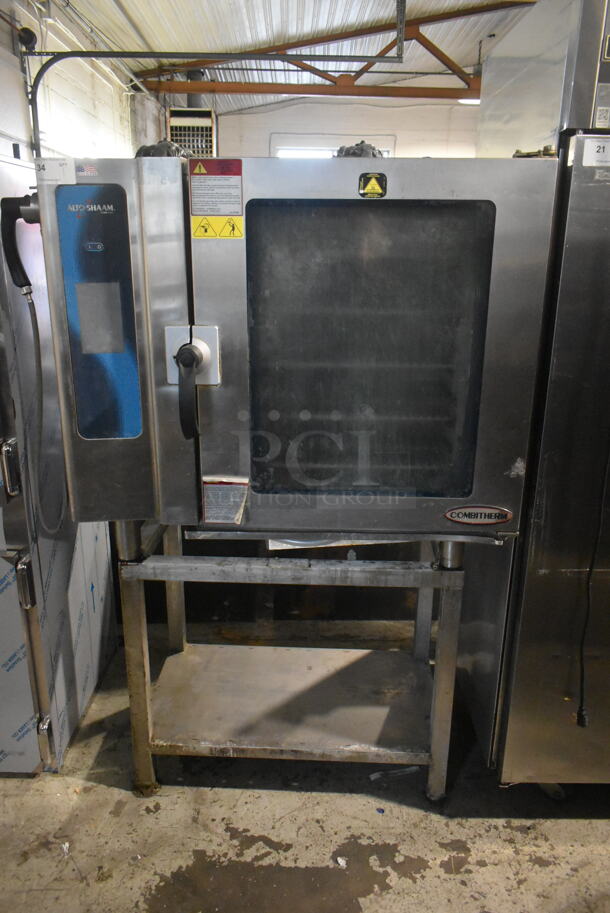 2014 Alto Shaam 10.10 ESi Stainless Steel Commercial Combitherm Convection Oven on Equipment Stand. 208-240 Volts, 3 Phase.  - Image 1 of 5