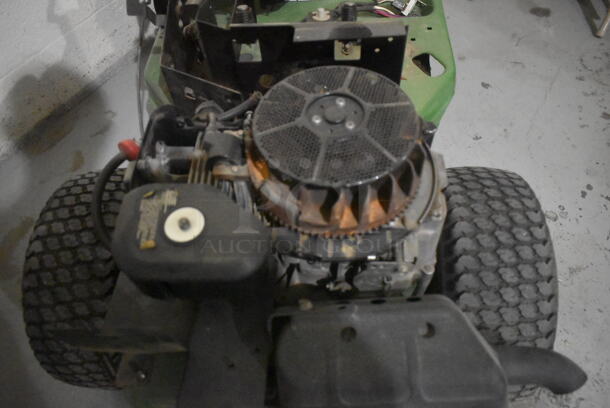 John Deere RX75 Green Metal Riding Lawn Mower. For Parts. BUYER MUST REMOVE. - Image 4 of 7