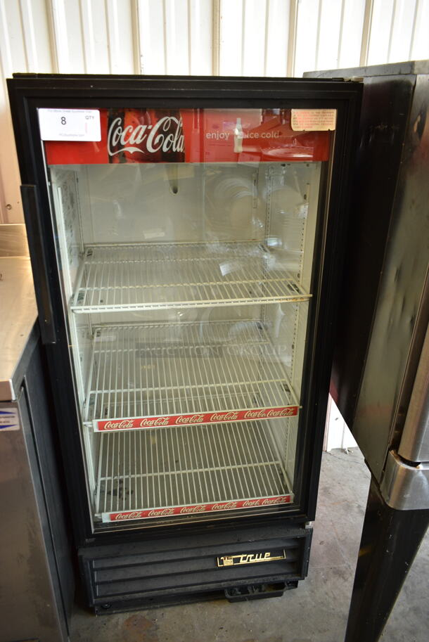True GDM-10 Metal Commercial Single Door Reach In Cooler Merchandiser w/ Poly Coated Racks. 115 Volts, 1 Phase. Tested and Working! - Image 1 of 3