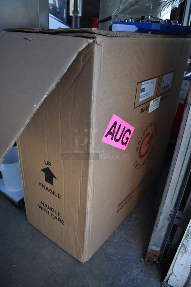 BRAND NEW IN BOX! Grindmaster B-SAP Stainless Steel Commercial Countertop Coffee Machine w/ Hot Water Dispenser, Metal Brew Basket and Poly Pitcher. 120 Volts, 1 Phase. 8.5x20x27 - Image 7 of 7