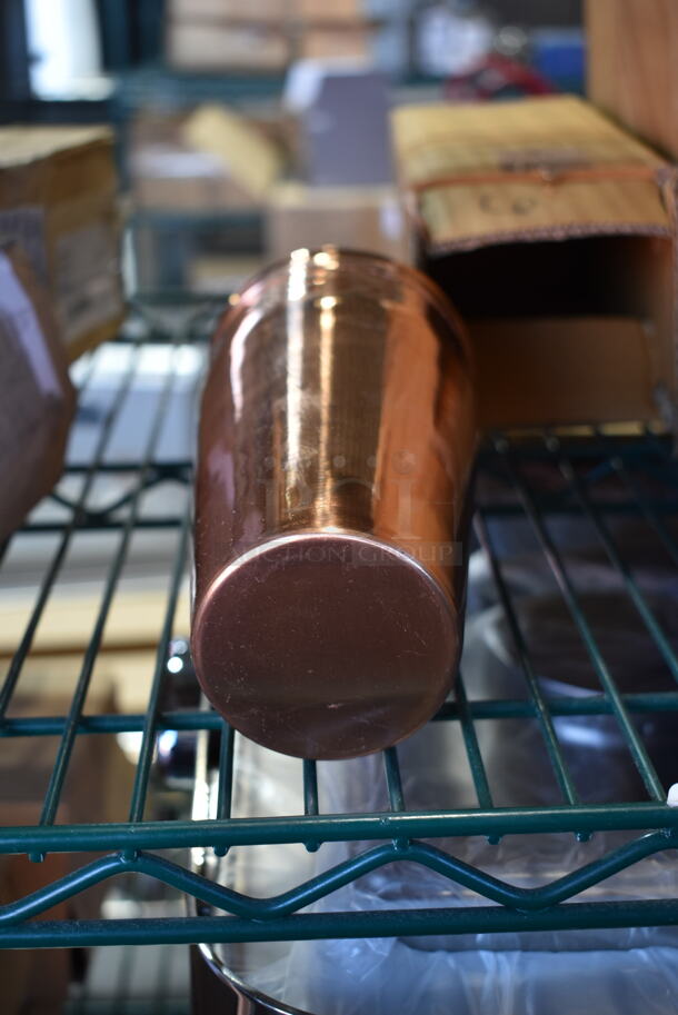 6 BRAND NEW IN BOX! Copper Colored Metal Mixing Cups. 6 Times Your Bid! - Image 3 of 5