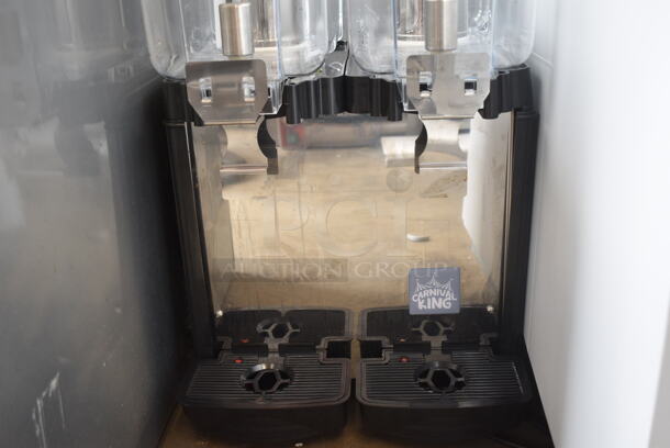 BRAND NEW SCRATCH AND DENT! 2024 Carnival King COLDREAM 2M Stainless Steel Commercial Countertop Double 3 Gallon Bowl Refrigerated Beverage Dispenser. 120 Volts, 1 Phase. Tested and Working! - Image 3 of 6
