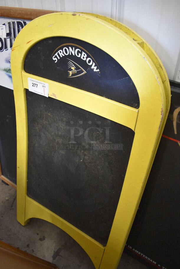 Strongbow Double Sided A Frame Sidewalk Sign. 24x4x42 - Image 2 of 3