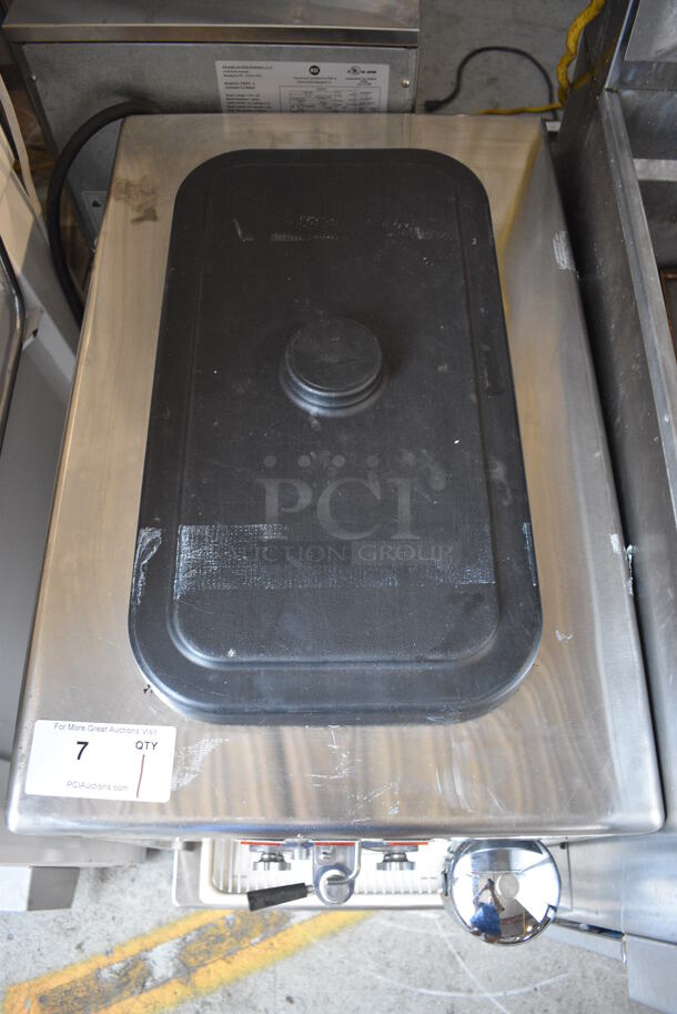 2014 Taylor Model 340D-27 Stainless Steel Commercial Countertop Single Flavor Frozen Beverage Machine w/ Drink Mixer Attachment. 208-230 Volts, 1 Phase. 18x32x32 - Image 5 of 8