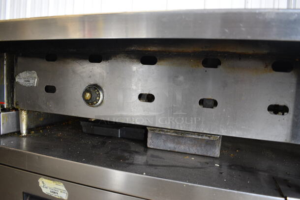 Garland Stainless Steel Commercial Countertop Natural Gas Powered Flat Top Griddle. 48x28x16 - Image 4 of 5