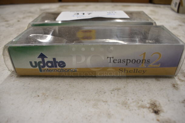 24 BRAND NEW IN BOX! Update Stainless Steel Shelley Teaspoons. 6.5". 24 Times Your Bid! - Image 4 of 4