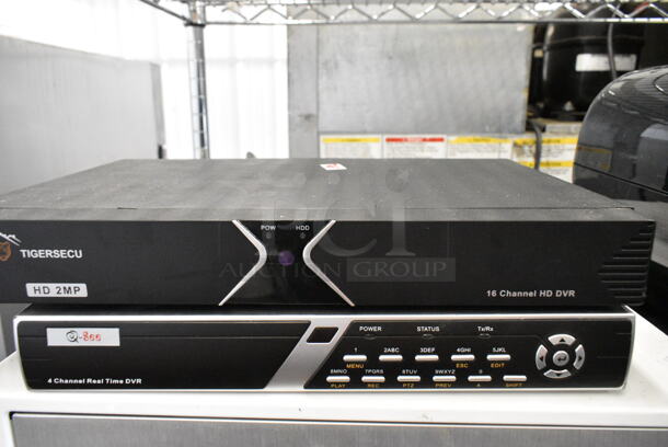 5 Items Including 2 Metal Cash Drawers, 4 Channel Real Time DVR, Tigersecu 16 Channel HD DVR, QSee QC9516 16 Channel HD DVR. 5 Times Your Bid!  - Image 5 of 12