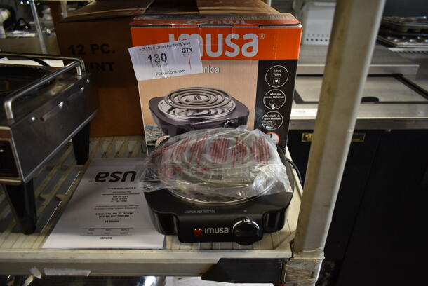 BRAND NEW SCRATCH AND DENT! Imusa GAU-80305 Countertop Electric Powered Single Burner Range. 120 Volts, 1 Phase.  - Image 3 of 6