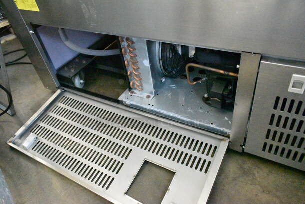 Spartan BCB72 Stainless Steel Commercial Floor Style Deli Display Case Merchandiser on Commercial Casters. 110 Volts, 1 Phase. Tested and Working! - Image 9 of 12