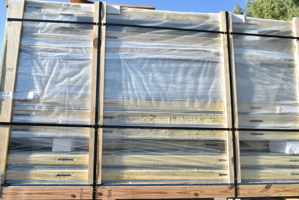 BRAND NEW! 2 American Panel Walk In Boxes; 7'x10' Cooler and 4'x10' Walk In Freezer That Make Up 1 
 11.5'x10' Combo Walk In Box w/ Bohn BEL0045BS6EEAB0200 230 Volt, 1 Phase Evaporator Fan, Bohn BEL0060BS6AMAB0200 230 Volt, 1 Phase Evaporator Fan, Copeland FFAL-A14Z-CFV-075 208-230 Volt, 1 Phase Compressor, Copeland Compressor, 2 Box Strip Curtains. 2 Times Your Bid! - Image 5 of 12