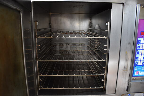 Lang Stainless Steel Commercial Electric Powered Half Size Convection Oven w/ Lower Proofer on Commercial Casters. 250 Volts, 1 Phase. 30x27x65 - Image 6 of 9