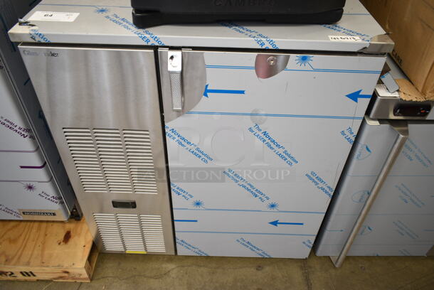 BRAND NEW! Glastender C1FB32 Stainless Steel Commercial Single Door Undercounter Cooler. 120 Volts, 1 Phase. Tested and Working! - Image 2 of 4
