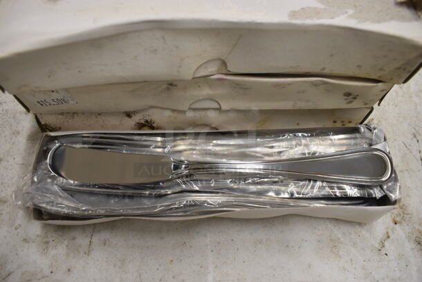 48 BRAND NEW IN BOX! Balance Stainless Steel Butter Knives. 7