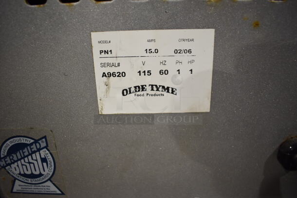 Olde Tyme PN1 Stainless Steel Commercial Countertop Nut Grinder. 115 Volts, 1 Phase. Tested and Working! - Image 5 of 7