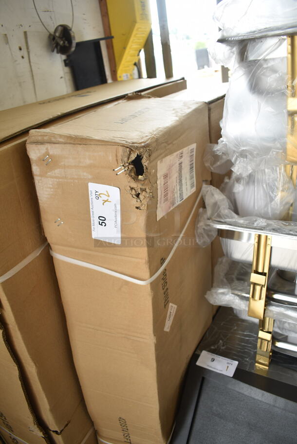 2 BRAND NEW SCRATCH AND DENT! ServIt 423ST4TSFT Tubular Fixed Tray Slide for 4-Pan Steam Tables. 2 Times Your Bid! - Image 2 of 4