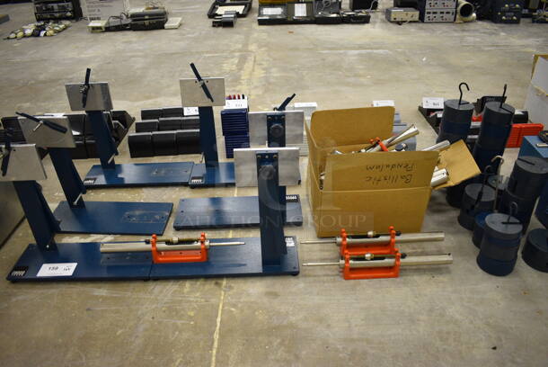 ALL ONE MONEY!  Lot of Cenco Ballistic Pendulum, Metal Weights and Additional Pieces  - Image 1 of 8