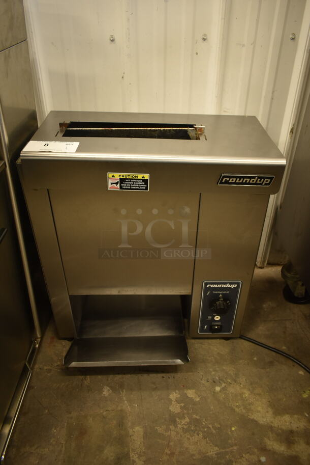 AJ Antunes Roundup VCT-50CV Stainless Steel Commercial Countertop Vertical Contact Toaster. 208-240 Volts, 1 Phase. - Image 1 of 4