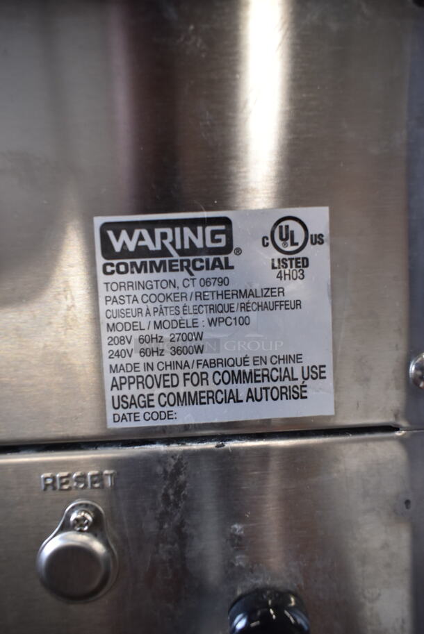 Waring WPC100 Stainless Steel Commercial Countertop Electric Powered Rethermalizer. 208/240 Volts.   - Image 4 of 4