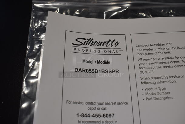 BRAND NEW! Danby Silhouette DAR055D1BSSPR Stainless Steel Beverage Cooler. 115 Volts, 1 Phase. 24x26x35. Tested and Working! - Image 9 of 11