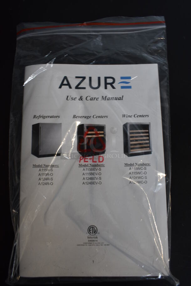 BRAND NEW! Azure Model A124BEV-S Metal Mini Cooler Merchandiser. 115 Volts, 1 Phase. 23.5x22x33.5. Tested and Working! - Image 5 of 7
