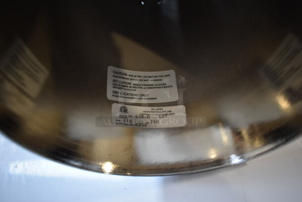 5 BRAND NEW SCRATCH AND DENT! Intertek 638-D Stainless Steel Warming Lights. 120 Volts, 1 Phase. 5 Times Your Bid! - Image 6 of 7