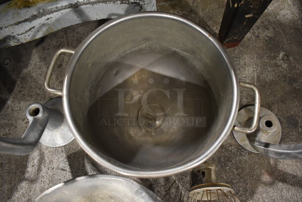 ALL ONE MONEY! Lot of DS30 Metal 30 Quart Mixing Bowl, 2 DS30ED Dough Hook Attachment and DS30D 30 Quart Whisk Attachment.  - Image 6 of 11