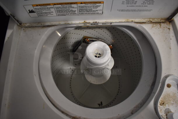 GE Metal Top Load Washer. 115 Volts, 1 Phase. 27x26x42 - Image 5 of 7