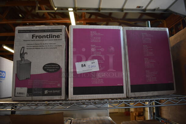 3 BRAND NEW IN BOX! San Jamar Frontline Condiment Dispensers. 7x9x20. 3 Times Your Bid! - Image 2 of 8