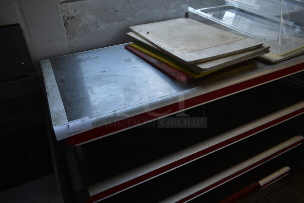 Hatco GR2SDH-48T Metal Commercial 3 Tier Warming Display Merchandiser. 120/208-230 Volts, 1 Phase.  - Image 3 of 9