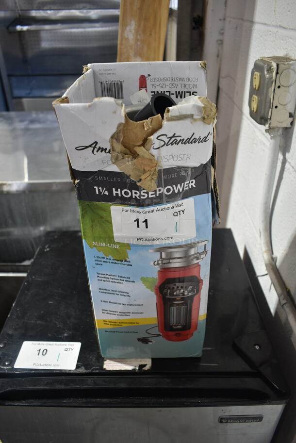 IN ORIGINAL BOX! American Standard ASD-125-SL Slim Line Food Waste Disposer.  - Image 2 of 5