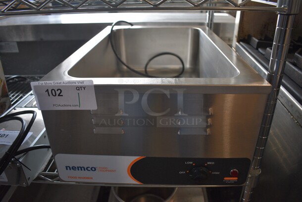 2020 Nemco Model 6055A Stainless Steel Commercial Countertop Food Warmer. 120 Volts, 1 Phase. 14.5x22.5x8.5. Tested and Working!