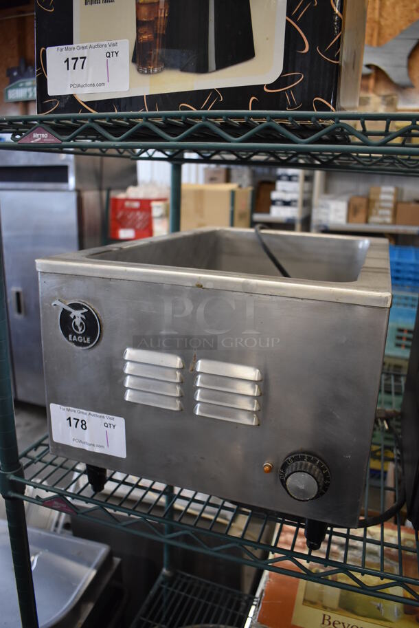 Eagle 1220FW Stainless Steel Commercial Countertop Food Warmer. 120 Volts, 1 Phase. 15x24x12. Tested and Working! - Image 2 of 6