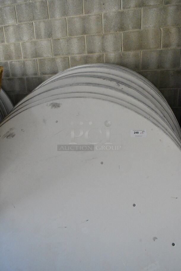 12 Round Folding Table. 12 Times Your Bid!  - Image 2 of 2