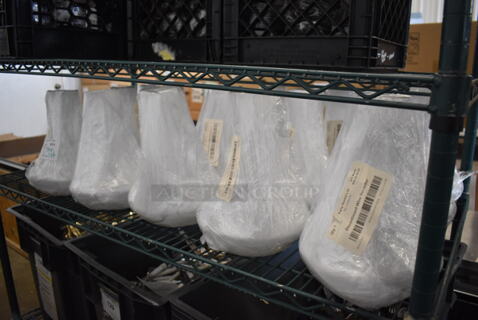 ALL ONE MONEY! Tier Lot of 15 Wine Decanters. 8x8x10