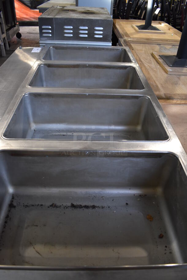 Duke EP304 M Stainless Steel Commercial Electric Powered 4 Bay Steam Table w/ Under Shelf on Commercial Casters. 208 Volts, 1 Phase. 60x29.5x33 - Image 5 of 8
