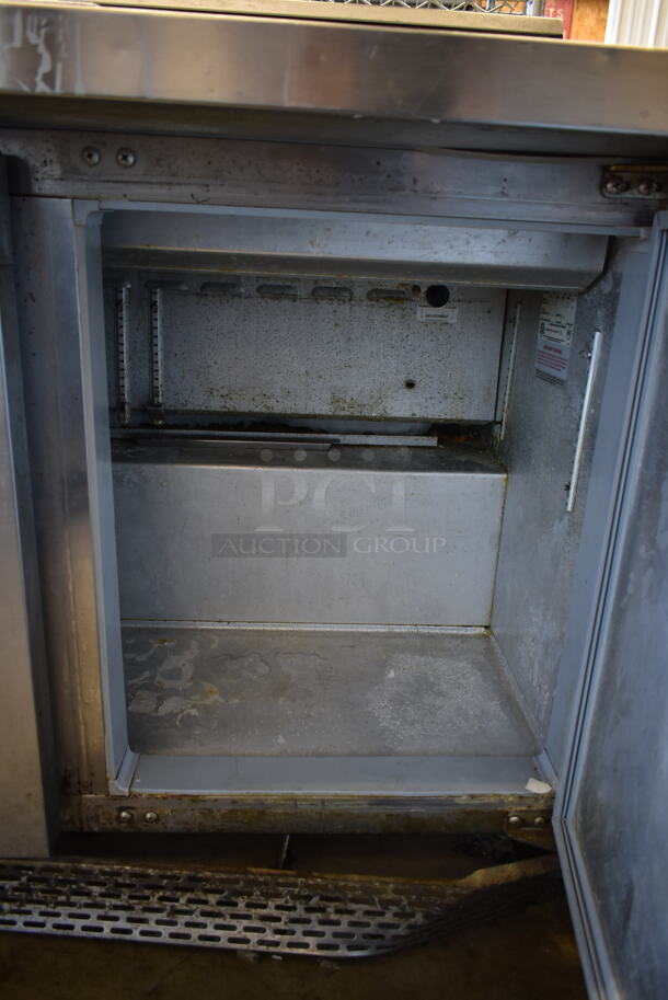 2015 Continental SW48-18M Stainless Steel Commercial Sandwich Salad Prep Table Bain Marie Mega Top. 115 Volts, 1 Phase. Tested and Working! - Image 8 of 9