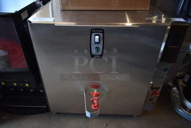 BRAND NEW SCRATCH AND DENT! 2023 Fetco HWB-25 H25011 Stainless Steel Commercial Countertop 25 Gallon Hot Water Dispenser. 120/208-240 Volts, 3 Phase.  - Image 2 of 5